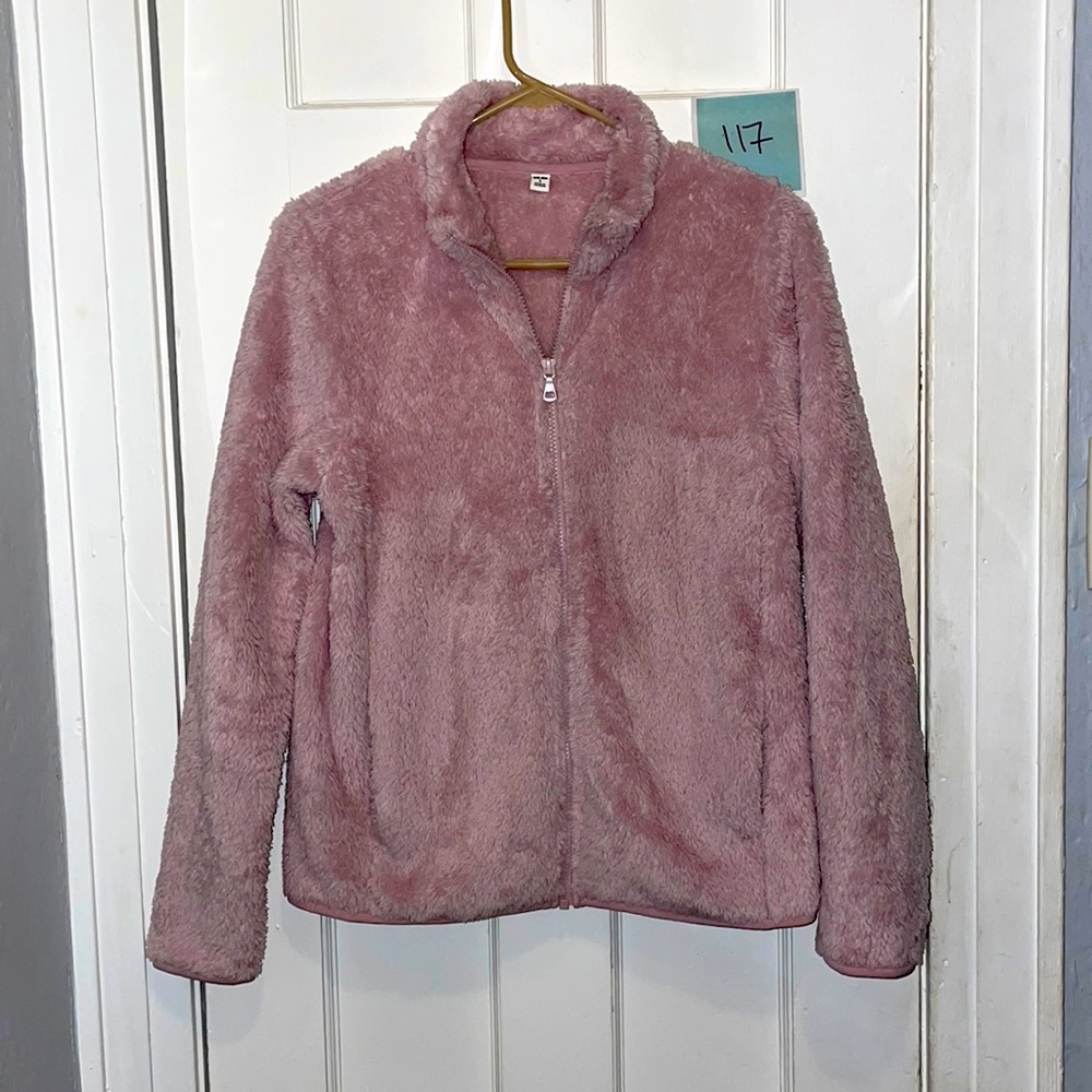 Uniqlo fleece pink size small women’s